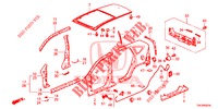 BUITEN PANELEN/DAK PANEEL  voor Honda CR-V 2.0 S 5 deuren 5-traps automatische versnellingsbak 2014