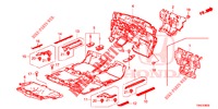VLOERMAT/ISOLATOR (3) voor Honda CR-V 2.0 ELEGANCE 5 deuren 5-traps automatische versnellingsbak 2015