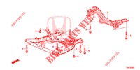 VOOR SUB FRAME/ACHTER BALK  voor Honda CR-V 2.0 ELEGANCE 5 deuren 5-traps automatische versnellingsbak 2015