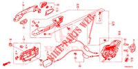 ACHTER PORTIER SLOTEN/BUITEN HENDEL  voor Honda CR-V 2.0 EXCLUSIVE NAVI 5 deuren 5-traps automatische versnellingsbak 2015