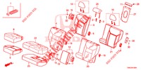 ACHTER ZITTING/VEILIGHEIDSGORDEL(2DE)  voor Honda CR-V 2.0 EXCLUSIVE NAVI 5 deuren 5-traps automatische versnellingsbak 2015