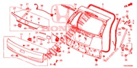 ACHTERKLEP PANEEL(2DE)  voor Honda CR-V 2.0 EXCLUSIVE NAVI 5 deuren 5-traps automatische versnellingsbak 2015