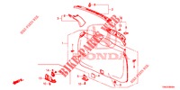ACHTERKLEP VOERING/ ACHTER PANEEL VOERING(2DE)  voor Honda CR-V 2.0 EXCLUSIVE NAVI 5 deuren 5-traps automatische versnellingsbak 2015