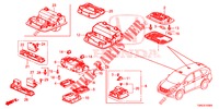 INTERIEUR VERLICHTING  voor Honda CR-V 2.0 EXCLUSIVE NAVI 5 deuren 5-traps automatische versnellingsbak 2015