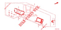 MIDDEN DISPLAY (LH) voor Honda CR-V 2.0 EXCLUSIVE NAVI 5 deuren 5-traps automatische versnellingsbak 2015