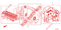 PAKKINGPAKKET/ VERSNELLINGSBAKSAMENSTEL (2.0L) voor Honda CR-V 2.0 EXCLUSIVE NAVI 5 deuren 5-traps automatische versnellingsbak 2015
