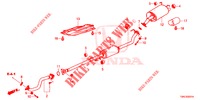 UITLAATPIJP/GELUIDDEMPER (2.0L) voor Honda CR-V 2.0 EXCLUSIVE NAVI 5 deuren 5-traps automatische versnellingsbak 2015