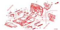 VLOERMAT/ISOLATOR (3) voor Honda CR-V 2.0 EXCLUSIVE NAVI 5 deuren 5-traps automatische versnellingsbak 2015