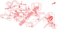 WATERSLANG/VERWARMING KANAAL (LH) (2.0L) voor Honda CR-V 2.0 EXCLUSIVE NAVI 5 deuren 5-traps automatische versnellingsbak 2015
