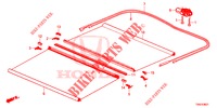 ZONNEKLEP COMPONENTEN  voor Honda CR-V 2.0 EXCLUSIVE NAVI 5 deuren 5-traps automatische versnellingsbak 2015