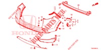 ACHTER BUMPER (2) voor Honda CR-V 2.0 EXCLUSIVE L 5 deuren 5-traps automatische versnellingsbak 2015