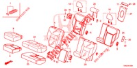 ACHTER ZITTING/VEILIGHEIDSGORDEL(2DE)  voor Honda CR-V 2.0 EXCLUSIVE L 5 deuren 5-traps automatische versnellingsbak 2015