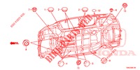 DOORVOERTULLE (INFERIEUR) voor Honda CR-V 2.0 EXCLUSIVE L 5 deuren 5-traps automatische versnellingsbak 2015