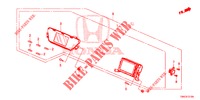 MIDDEN DISPLAY (LH) voor Honda CR-V 2.0 EXCLUSIVE L 5 deuren 5-traps automatische versnellingsbak 2015