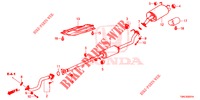 UITLAATPIJP/GELUIDDEMPER (2.0L) voor Honda CR-V 2.0 EXCLUSIVE L 5 deuren 5-traps automatische versnellingsbak 2015