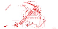 ACHTERKLEP VOERING/ ACHTER PANEEL VOERING(2DE)  voor Honda CR-V 2.0 S 5 deuren 5-traps automatische versnellingsbak 2015