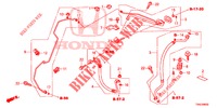 AIRCONDITIONER (FLEXIBLES/TUYAUX) (LH) (2) voor Honda CR-V 2.0 S 5 deuren 5-traps automatische versnellingsbak 2015