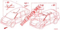 BEDRADINGSBUNDEL (LH) (4) voor Honda CR-V 2.0 S 5 deuren 5-traps automatische versnellingsbak 2015