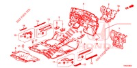 VLOERMAT/ISOLATOR (3) voor Honda CR-V 2.0 S 5 deuren 5-traps automatische versnellingsbak 2015