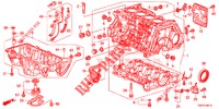 CILINDERBLOK/OLIEPAN (2.0L) voor Honda CR-V 2.0 COMFORT 5 deuren 5-traps automatische versnellingsbak 2016