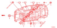 DOORVOERTULLE (INFERIEUR) voor Honda CR-V 2.0 COMFORT 5 deuren 5-traps automatische versnellingsbak 2016