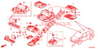 INTERIEUR VERLICHTING  voor Honda CR-V 2.0 COMFORT 5 deuren 5-traps automatische versnellingsbak 2016