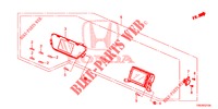 MIDDEN DISPLAY (LH) voor Honda CR-V 2.0 COMFORT 5 deuren 5-traps automatische versnellingsbak 2016