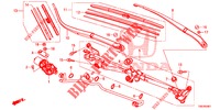 VOOR RUITESPROEIER (LH) (2) voor Honda CR-V 2.0 COMFORT 5 deuren 5-traps automatische versnellingsbak 2016