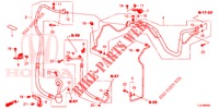AIRCONDITIONER (FLEXIBLES/TUYAUX) (1.5L) (LH) (2) voor Honda CR-V 1.5 BASE 5 deuren 6-versnellings handgeschakelde versnellingsbak 2019