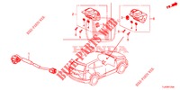 ANTENNE GPS / CAMERA ACHTERUITZICHT voor Honda CR-V 1.5 BASE 5 deuren 6-versnellings handgeschakelde versnellingsbak 2019