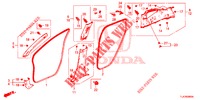 PILAAR AFWERKING  voor Honda CR-V 1.5 BASE 5 deuren 6-versnellings handgeschakelde versnellingsbak 2019