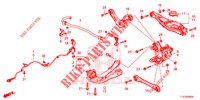 ACHTER ONDER ARM/RADIUS STANG (2WD) voor Honda CR-V 1.5 MID 5 deuren 6-versnellings handgeschakelde versnellingsbak 2019