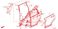ACHTER PORTIER PANELEN(4DE)  voor Honda CR-V 1.5 MID 5 deuren 6-versnellings handgeschakelde versnellingsbak 2019