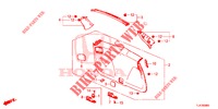 ACHTERKLEP VOERING/ ACHTER PANEEL VOERING(2DE)  voor Honda CR-V 1.5 MID 5 deuren 6-versnellings handgeschakelde versnellingsbak 2019
