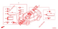 BEDRADINGSBUNDEL (4) (LH) voor Honda CR-V 1.5 MID 5 deuren 6-versnellings handgeschakelde versnellingsbak 2019