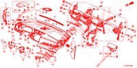INSTRUMENTEN PANEEL BOVEN (LH) voor Honda CR-V 1.5 MID 5 deuren 6-versnellings handgeschakelde versnellingsbak 2019