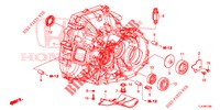 KOPPELING BEHUIZING (4WD) voor Honda CR-V 1.5 MID 5 deuren 6-versnellings handgeschakelde versnellingsbak 2019