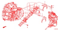 OVERSCHAKELVORK/OVERSCHAKELHOUDER (4WD) voor Honda CR-V 1.5 MID 5 deuren 6-versnellings handgeschakelde versnellingsbak 2019