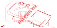 VOOR RUIT/ ACHTER RUIT  voor Honda CR-V 1.5 MID 5 deuren 6-versnellings handgeschakelde versnellingsbak 2019