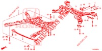 VOOR SUB FRAME/ACHTER BALK  voor Honda CR-V 1.5 MID 5 deuren 6-versnellings handgeschakelde versnellingsbak 2019