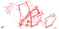 ACHTER PORTIER PANELEN(4DE)  voor Honda CR-V 1.5 MID 5 deuren CVT versnellingsbak 2019