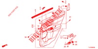 ACHTER PORTIER VOERING(4DE)  voor Honda CR-V 1.5 MID 5 deuren CVT versnellingsbak 2019