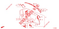 ACHTERKLEP VOERING/ ACHTER PANEEL VOERING(2DE)  voor Honda CR-V 1.5 MID 5 deuren CVT versnellingsbak 2019