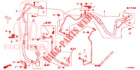 AIRCONDITIONER (FLEXIBLES/TUYAUX) (1.5L) (LH) (2) voor Honda CR-V 1.5 MID 5 deuren CVT versnellingsbak 2019