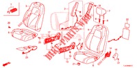 VOOR ZITTING/VEILIGHEIDSRIEMEN (D.) voor Honda CR-V 1.5 MID 5 deuren CVT versnellingsbak 2019