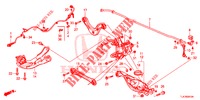 ACHTER ONDER ARM/RADIUS STANG (4WD) voor Honda CR-V 1.5 TOP 5 deuren 6-versnellings handgeschakelde versnellingsbak 2019