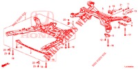 VOOR SUB FRAME/ACHTER BALK  voor Honda CR-V 1.5 TOP 5 deuren 6-versnellings handgeschakelde versnellingsbak 2019
