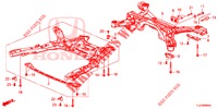 VOOR SUB FRAME/ACHTER BALK  voor Honda CR-V 1.5 TOP 5 deuren CVT versnellingsbak 2019