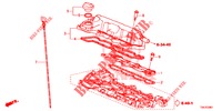 CILINDERKOP AFDEKKING (DIESEL) (1.6L) voor Honda CR-V DIESEL 1.6 COMFORT 5 deuren 6-versnellings handgeschakelde versnellingsbak 2014