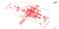 AUTOMATISCHE RADIO  voor Honda CR-V DIESEL 1.6 ELEGANCE 5 deuren 6-versnellings handgeschakelde versnellingsbak 2014